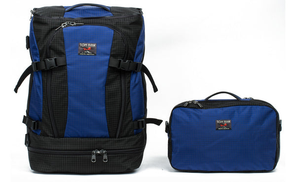 The main bag of the Hero's Journey next to the top pocket.